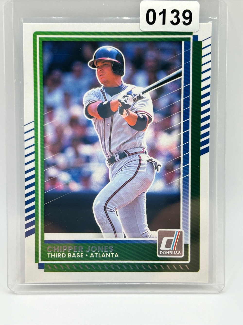Chipper Jones Donruss Baseball Card ⚾️ Atlanta